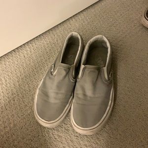 Grey Slip Ons